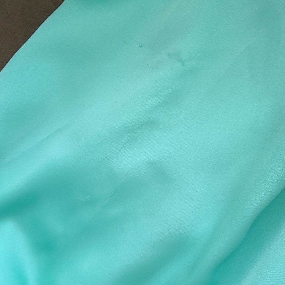 Vintage 60s 70s Mint Green Dress - Picture 5 of 6